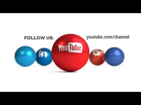 Social Icon balls YouTube Promo video