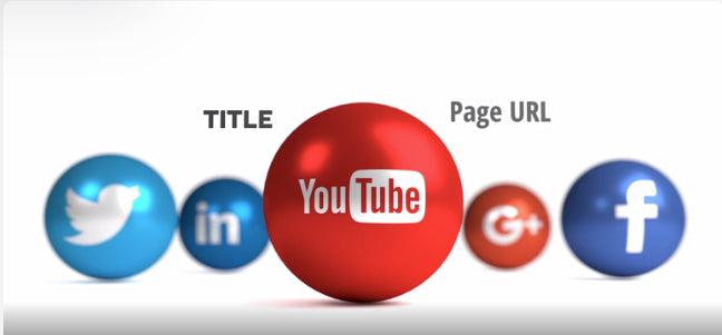 Social Icon balls YouTube Promo video